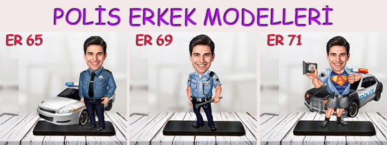 KİŞİYE ÖZEL ERKEK POLİS MODELLERİ